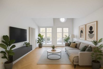 Exklusive Gartenwohnung mit 209 m² Privatgarten und Wasserzugang – zentral in Gauting