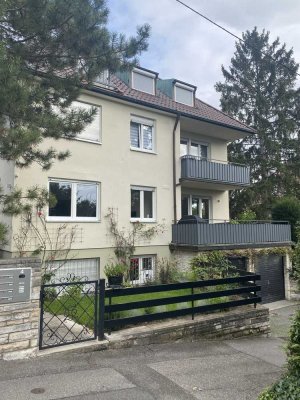 6-Zi. WG mit Blick in den Kessel, Kamin und großem Außenbereich