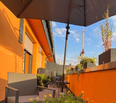 Prinzencarre Krefeld - moderne 4 Zimmer Wohnung - Terrasse Südseite & Tiefgarage & Aufzug