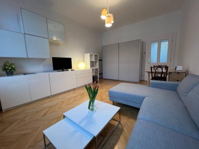 Möblierte 2 Zimmer Wohnung in schönem Wiener Jahrhundertwendehaus Monatsmiete all inclusive