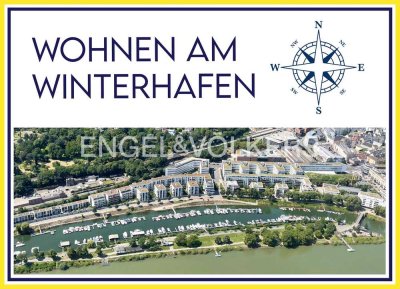 Letztes Sahnestückchen in erster Reihe am Winterhafen