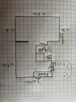 Saubere, helle 1,5 Zimmer Dachgeschosswohnung 39m2  in Hattersheim am Main