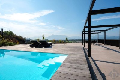 Luxuriöses Penthouse mit Terrasse der Superlative vor den Toren der Stadt Salzburg