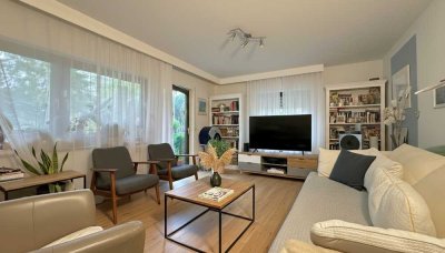 Gepflegte 4-Zimmer-EG-Wohnung mit Balkon & Garage in zentraler Lage