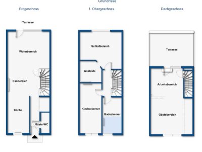 Middle Rheinhouse with 4 rooms, 2 toilet, one bath front and back garden, Balcony
