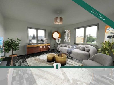 KENSINGTON - Exklusiv - Modernisierte 3-Zi. Wohnung mit  Balkon in top Lage von Weiden!
