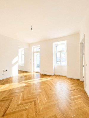 Exklusive Altbau-Terrassenwohnung mit Erstbezugscharakter in Bestlage des 5. Bezirks