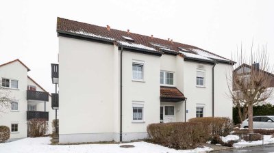 Große 1,5-Zimmer-DG-Wohnung am Roten Hügel mit quadratischem Sonnenbalkon!