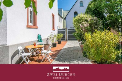 Einfamilienhaus mit ELW und Ladengeschäft nach WEG mit Gartenhof und Garage Viernheim