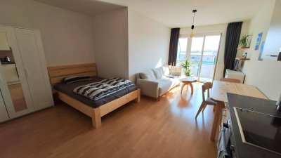 1 Zimmerwohnung in der neuen Heimat mit Balkon