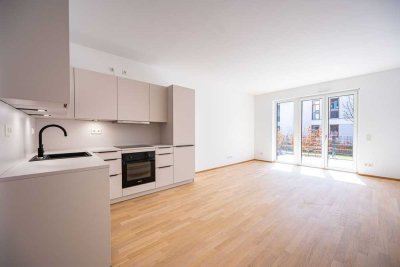 2-Zi.-Wohnung mit Garten & Südterrasse – inkl. Einbauküche