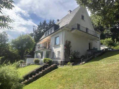 Stilvolles Zweifamilienvilla mit Balkonen, Sauna, Kellerbar & Doppelcarport – auf großem Grundstück