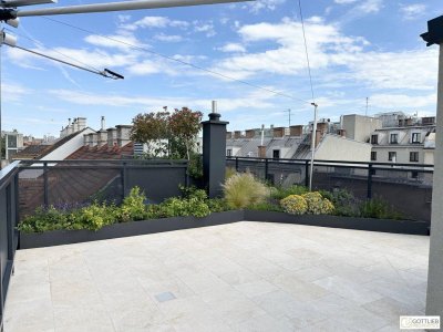 Bestlage nahe Belvedere! Luxuriöse 6-Zimmer-Erstbezug-Dachterrassen-Wohnung mit Outdoor-Pool in historischem Gebäude