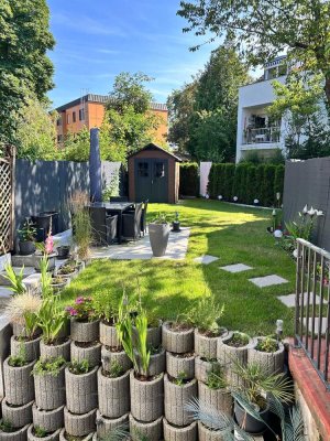 Charmante 3-Zimmer-EG Wohnung mit Garten und luxuriöser Innenausstattung mit EBK in Ottobrunn