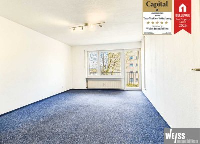 Kapitalanleger aufgepasst: Leerstehende 1-Zimmer-Eigentumswohnung mit Balkon