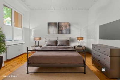 Traumwohnung im hippen Kiez von Fhain - 2 große Zimmer (optional auch 2,5) im modernisierten Altbau