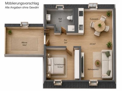 Stilvolles Dachgeschoss – Erstbezug nach hochwertigem Ausbau