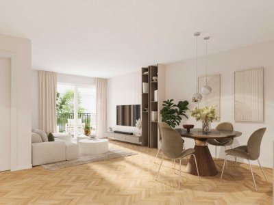 Ruhige Neubauwohnung mit Balkon im Kö-Karree - nur 80m von der Königsallee entfernt
