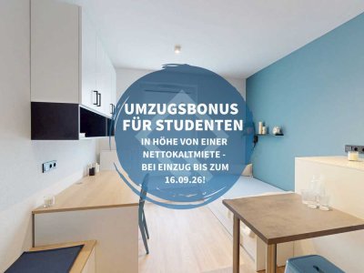 1 Monat mietfrei! Modernes Studentenwohnen im Quartillion – möbliert und zentral im Rheingauviertel