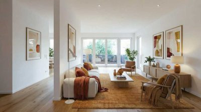 THAER18 - WE 03: Bezugsfertige Neubauwohnung mit 92,80 m² und großem Balkon