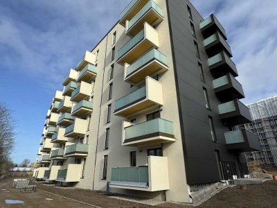 Noch zu errichtende 2-Zimmer-Wohnung in Rostock-Lichtenhagen mit offener Küche & Westbalkon