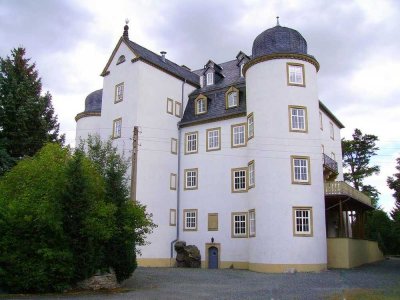 Wohnen im Schloss - 5 Zi. Wohnung mit Balkon und Kamin