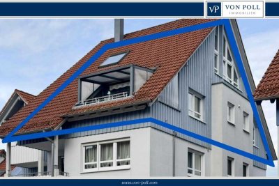 Maisonette-Wohnung mit Balkon und Garage