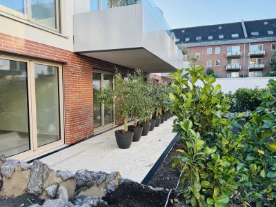 NEUBAU - 3-Zimmer-Wohnung im Innenhof mit großer Terrasse und Einbauküche