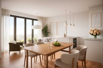 Weißensee: ERSTBEZUG im NEUBAU ab 2026: 2-3-Zimmer-Wohnung mit Balkon