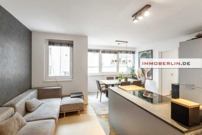 IMMOBERLIN.DE - Energieeffizienzklasse A: Moderne Wohnung mit großzügigem Balkon & Tiefgaragenplatz