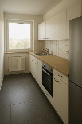2-Zi-Whng, frisch saniert, großer Balkon, Ostausrichtung