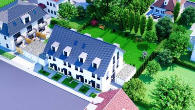 Endspurt für die letzten 2 REH in Trudering! Viel Platz im Haus und sonnigem Traumgarten!