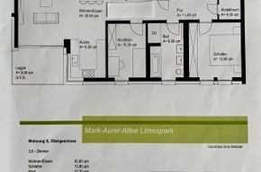 Schöne und neuwertige 3,5-Raum-Wohnung mit Balkon und EBK in Öhringen