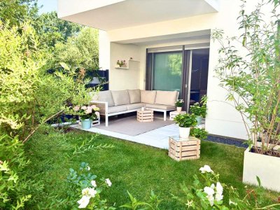 Hochwertige Gartenwohnung mit EBK in ruhiger Lage - provisionsfrei