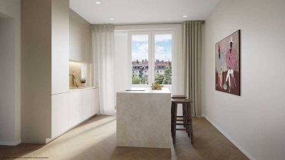 Repräsentative Vierzimmer-Altbauwohnung in Alt-Bogenhausen – kernsaniert & individuell ausstattbar