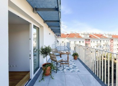 Helle 3-Zimmer Dachgeschoßwohnung mit Wohnküche und Balkon