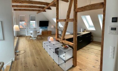 Besichtigung: Diesen Samstag !!!: Grosses, stilvolles 1 Zimmer-Wohn-Loft mit Balkon - tolle Wohnung