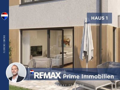 Neubau Doppelhaushälfte im KfW-40 Standard nahe Lerchenauer See. Provisionsfrei für Käufer. Exposé f