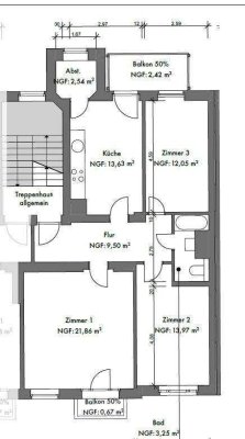 Kapitalanlage im Herzen von Erfurt - Vermietet 3-Zimmerwohnung in der Johannesvorstadt