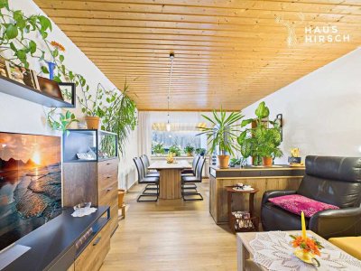 4-Zimmer-Wohnung renoviert: Neue Fenster, Böden, Balkon & TG-Stellplatz, Pool inklusive