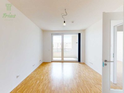 Gemütliche 2-Zimmer-Wohnung mit Einbauküche und Loggia!
