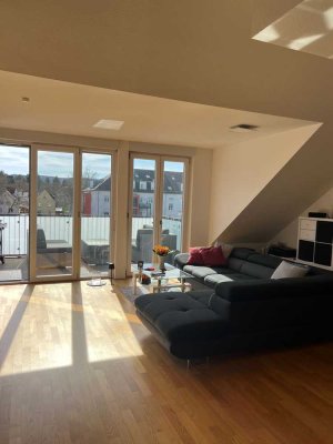 Eberhard-Anheuser-Höfe: tolle 4-Zimmer-Maisonettewohnung mit traumhaftem Ausblick
