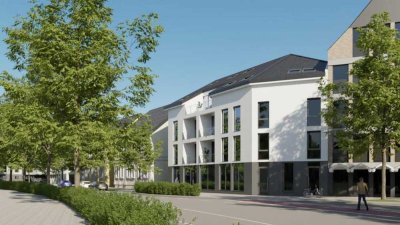 RESERVIERT! Neubau mitten in der Stadt: Penthouse auf der Südstraße
