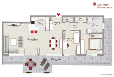 Exklusive Neubau-Penthousewohnung zum Erstbezug, mitten in den Weinbergen