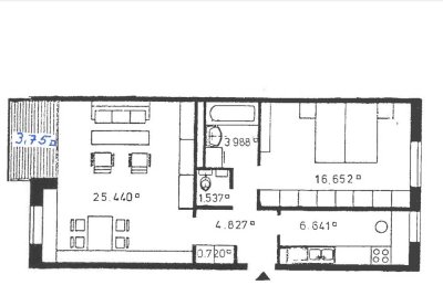 Neu sanierte 2-Zimmer-Wohnung mit modernster Innenausstattung mit Balkon und EBK in Fürstenfeldbruck