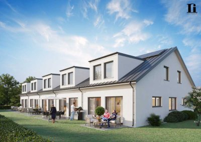 Neubau-Reihenhaus in Erlangen mit Garten & Terrasse