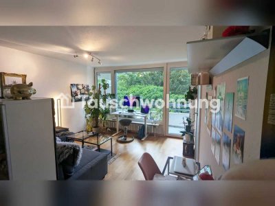 Tauschwohnung: 1,5 Zimmer → München Bogenhausen m. Balkon|Tiefgarage|Keller