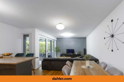DAHLER - Neubauquartier "Am Stadtwald" - Neuwertige, barrierefreie Terrassenwohnung