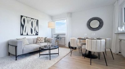 Provisionsfrei: Frisch modernisierte 2-Zimmer-Wohnung mit Balkon und traumhaftem Ausblick