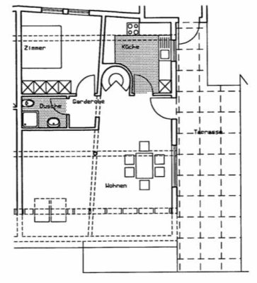 Helle 3-Zimmer-Maisonette-Wohnung mit großer Dachterrasse in zentr. Lage von Dietzenbach Steinberg